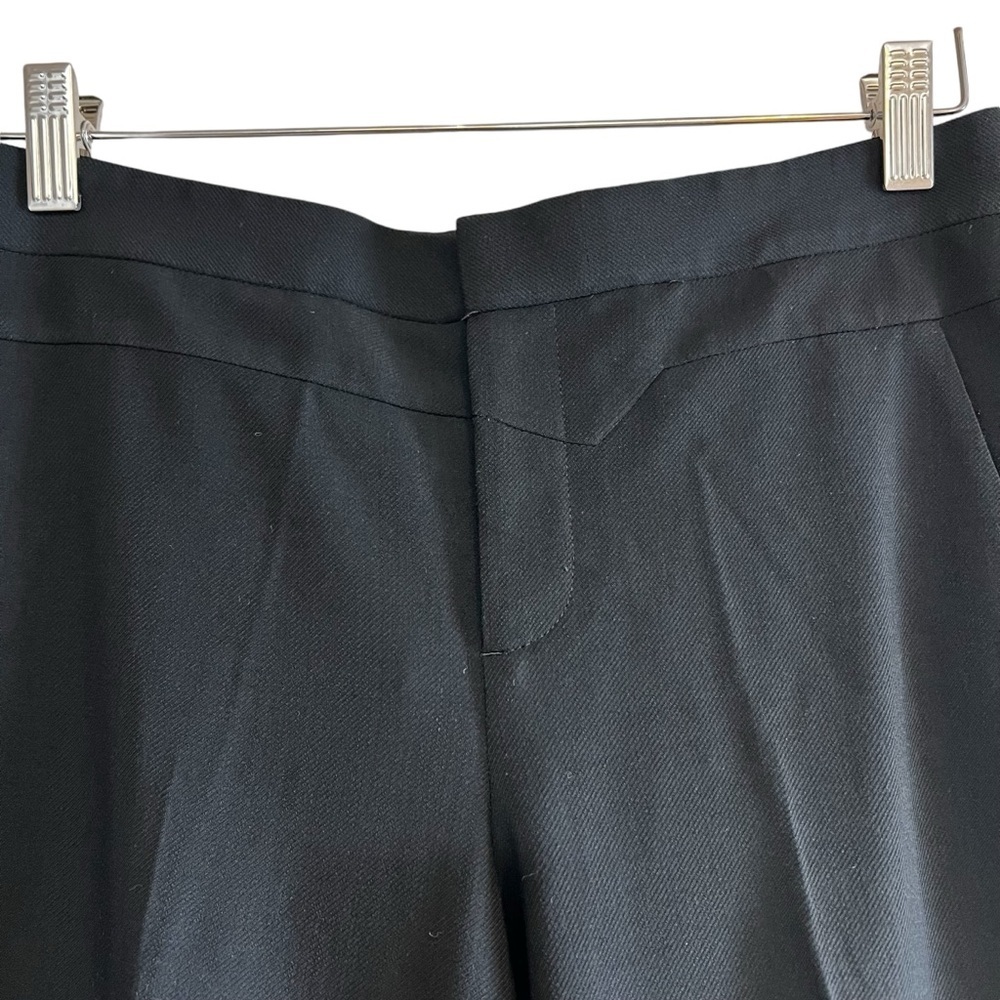 Helmut Lang wool slim fit mid rise black dress pants size 2 excellent condition - Picture 6 of 13